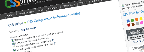 CSS Drive Gallery- CSS Compressor - screenshot.