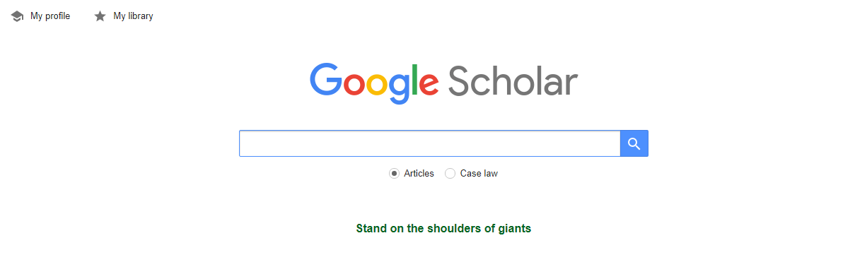 google scholar data sources