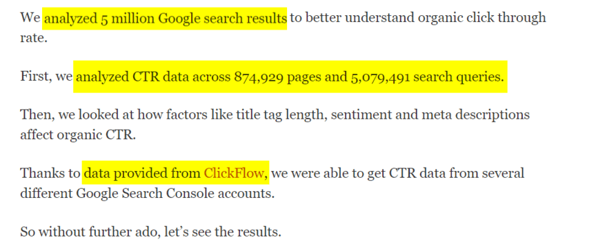 Authoritative long-form content example