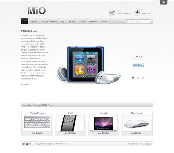 Mio (WordPress e-Commerce Theme)