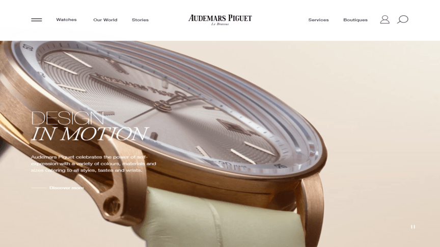 example of beautiful websites 3 audemars piguet