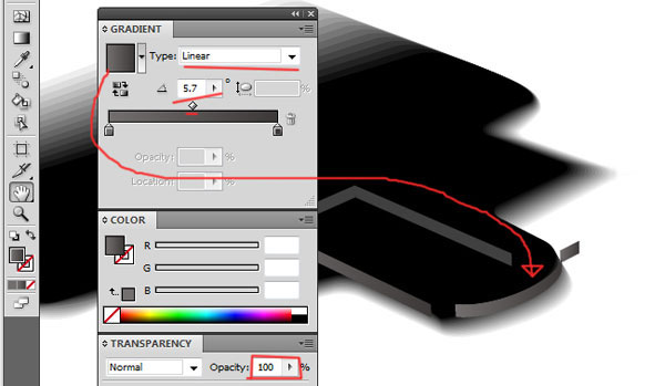 Draw the Printer's Paper Tray