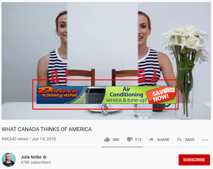 youtube ad example