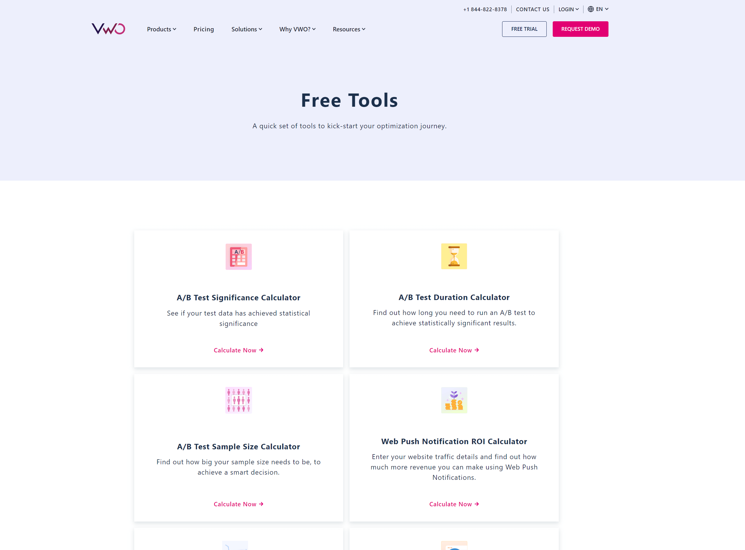 Free tools from VWO