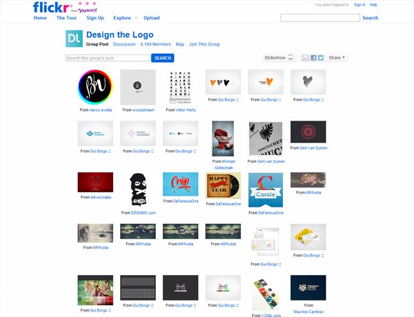 Flickr: Design the Logo