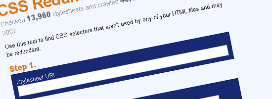 CSS Redundancy Checker - screenshot.