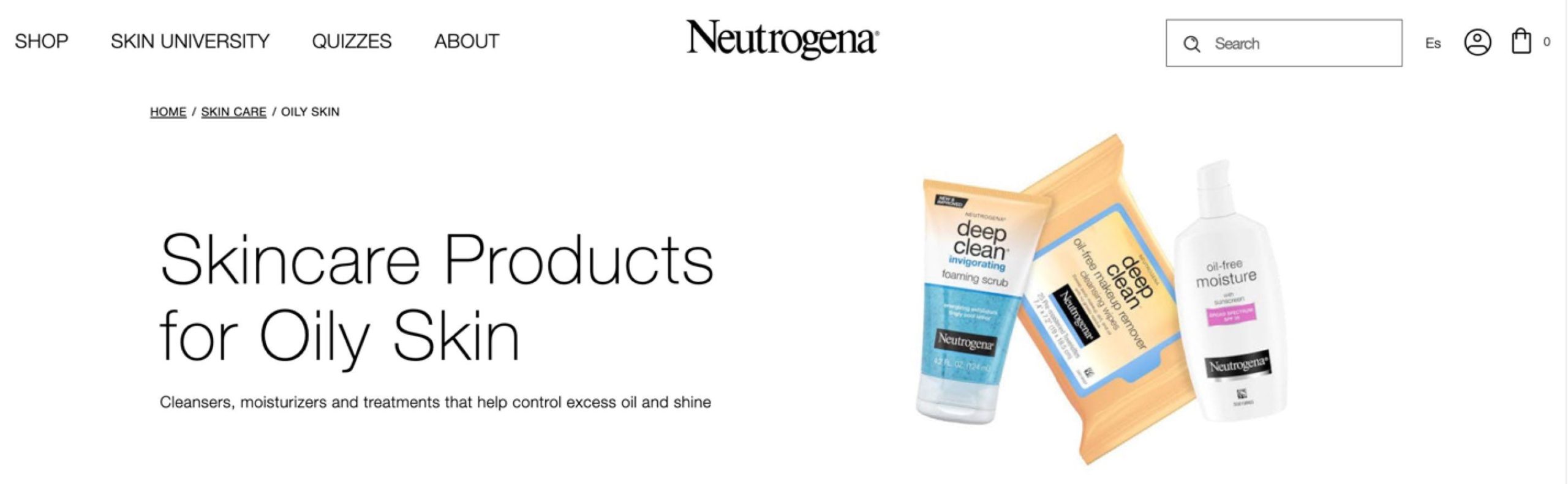 neutrogena benefit segmentation example