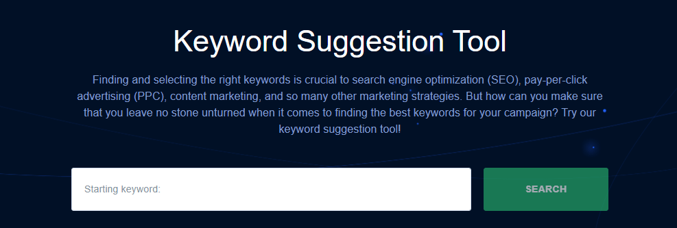 KeywordsFX keyword suggestion tool