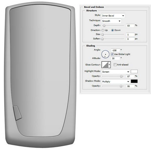 How to Draw a Realistic Cellphone in Photoshop