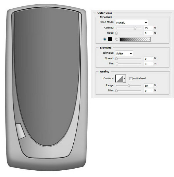 How to Draw a Realistic Cellphone in Photoshop