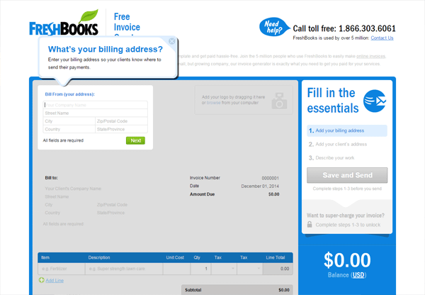 FreshBooks Invoice Generator