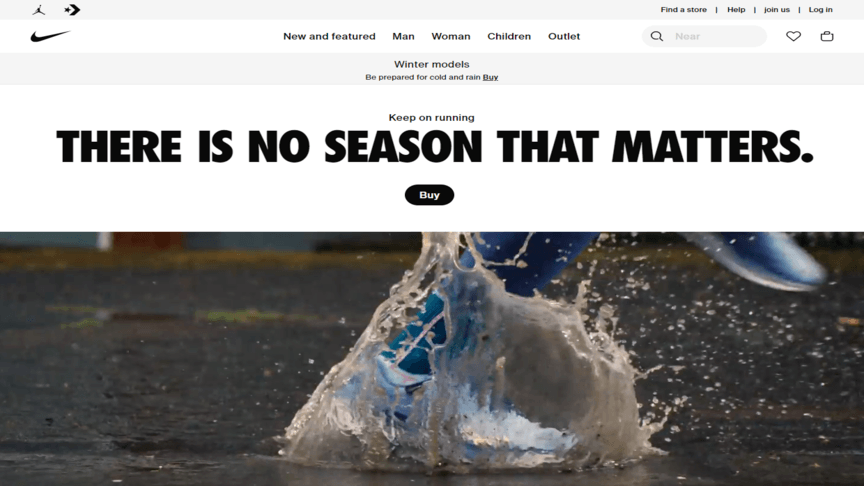 simple website designs 6 nike