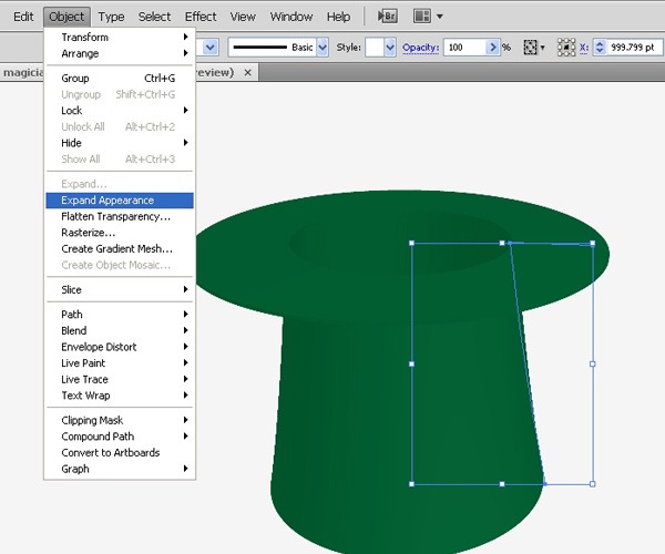 Create the Reference Shape of the Hat