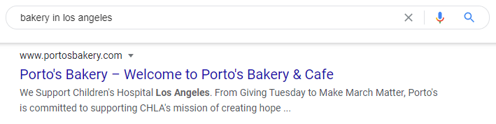 portos bakery