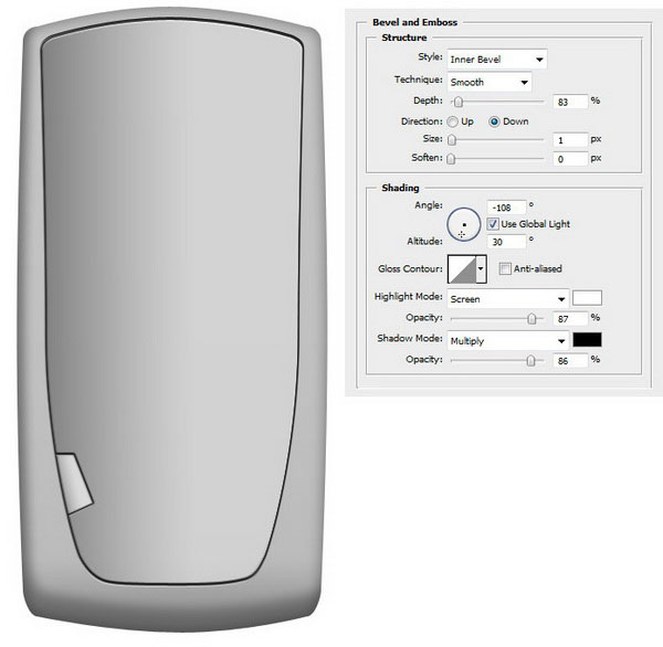 How to Draw a Realistic Cellphone in Photoshop