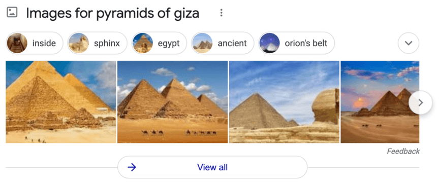 google image results pyramids of giza