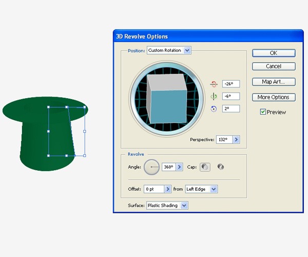 Create the Reference Shape of the Hat